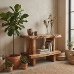 Artistic Large Display Shelf For Living Room Storage And Decor
