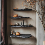 Mid Century Solid Wood Shelf For Furniture Decor And Halloween Wall Display