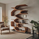 Organic Sculptural Bookshelf For Living Decor