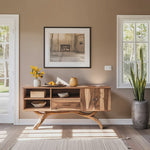 Mid Century Live Edge Entryway Table For Bedroom Decor Inspiration