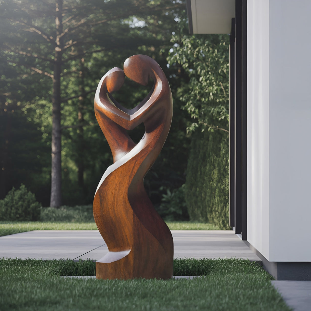 Handcrafted Abstract Sculpture For Furniture Wall Decor