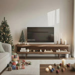 Modern Wooden TV Console For Holiday Living Room Furniture Decor