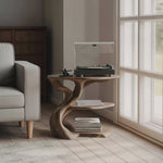 Handcrafted Wooden Media Stand Custom Living Room
