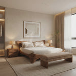 Organic Bed Frame For Bedroom Design