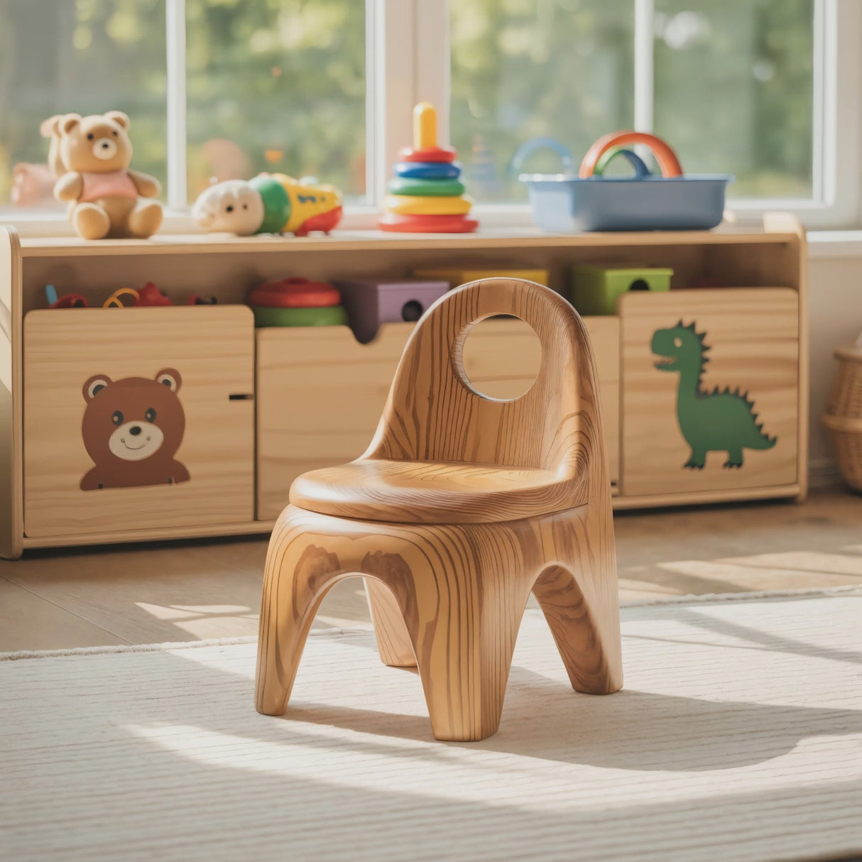 Montessori Toddler Chair Ergonomic Seat Playroom Or Preschool
