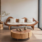 Modern Sofa With Sculptural Frame For Living Room Or Lounge