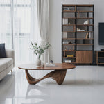 Rustic Solid Wood Table For Cozy Room Setup
