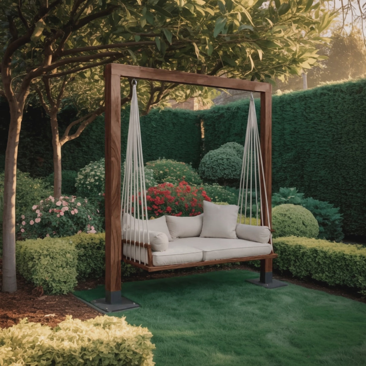 Modern Outdoor Daybed Swing For Poolside Or Garden
