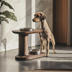 Rustic Handmade Dog Bowl Stand For Food And Water