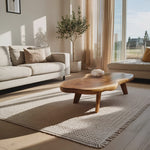 Farmhouse Solid Wood Coffee Table For Living Room Furniture