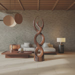 Modern Abstract Wooden Sculpture For Home Decor