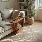 Mid Century Solid Wood Armrest For Furniture Decor