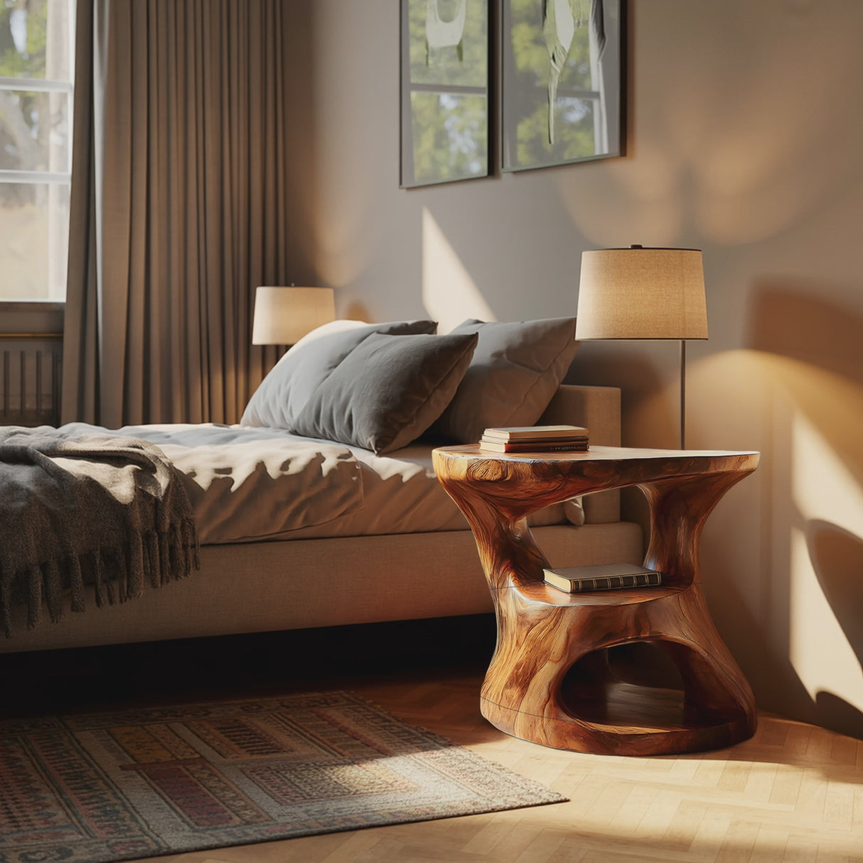Unique Side Table For Living Room Or Office Spaces