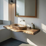 Handcrafted Vanity With Storage For Bathroom Design