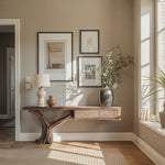 Farmhouse Wooden Console Table For Rustic Bedroom