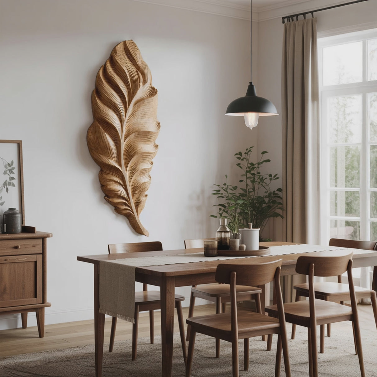 Handcrafted Feather Wall Art For Home Decor