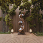 Mid Century Handmade Wood Art For Living Space