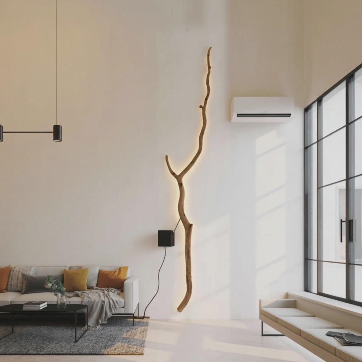 Minimalist Branch Wall Light For Hallway Or Living Room