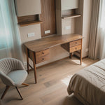Mid Century Writing Desk For Bedroom Workspace Or Study Nook