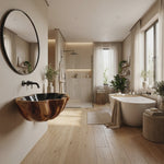 Mid Century Solid Wood Wash Basin For Custom Furniture Decor Design