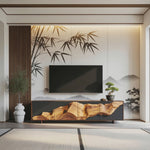 Farmhouse TV Console Table For Entryway Decor