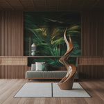Rustic Large Twisted Spiral Floor Art For Outdoor Garden