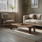 Farmhouse Handcrafted Live Edge Table For Living Room Decor