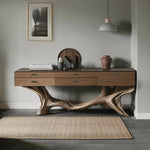 Farmhouse Live Edge Entryway Table For Bedroom Cozy Decor Ideas
