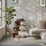 Farmhouse Wooden Record Player Cabinet For Entryway