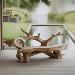 Farmhouse Live Edge Bench Outdoor Decor For Unique Garden Spaces
