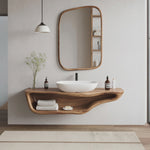 Handcrafted Live Edge Vanity For Custom Bathrooms