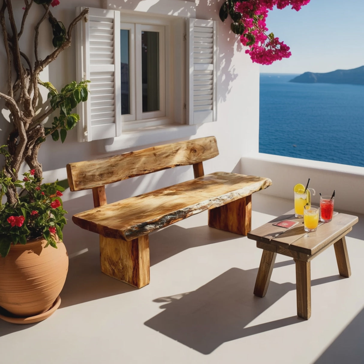 Minimal Outdoor Bench For Garden Furniture