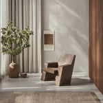 Rustic Accent Chair For Living Room Interior Look
