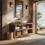 Mid Century Bathroom Storage For Furniture Organization