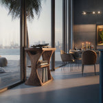 Mid Century Wood Vinyl Cabinet For Livingroom Decor