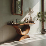 Mid Century Solid Wood Vanity For Bathroom Furniture