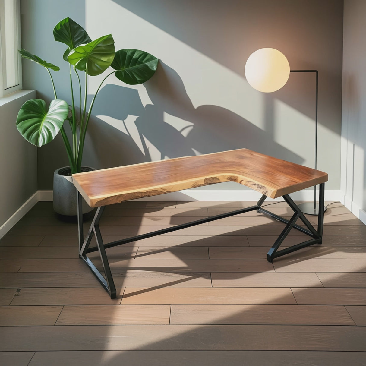 Modern L Shaped Corner Desk For Home Office Setup
