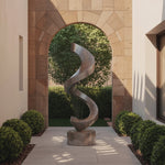 Handcrafted Wooden Sculpture For Garden Art Decor