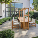 Modern Outdoor Dining Table For Patio Or Garden Space