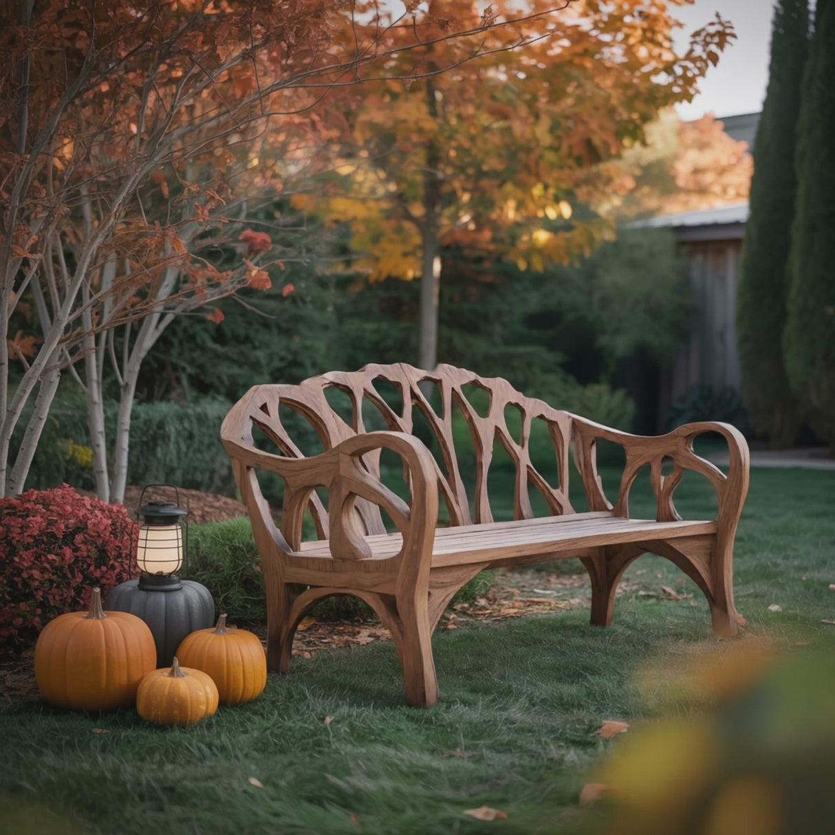 Handcrafted Halloween Patio Chair For Festive Outdoor Halloween Decor