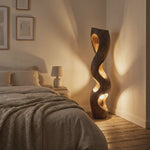 Organic Sculptural Floor Lamp For Modern Living Room
