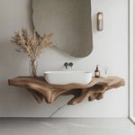 Farmhouse Bathroom Shelf Wall Mount For Storage