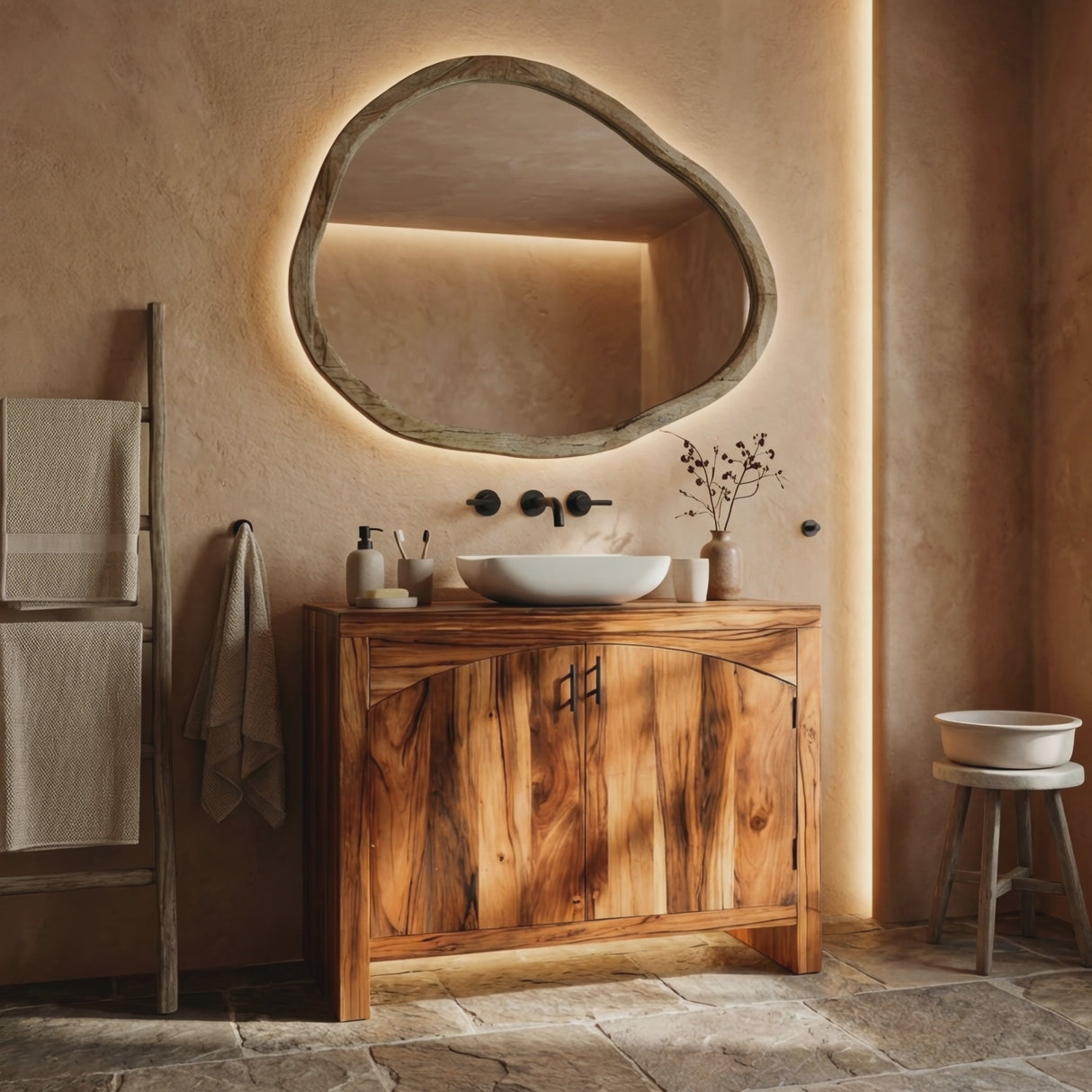 Rustic Bathroom Vanity For Bathroom Furniture
