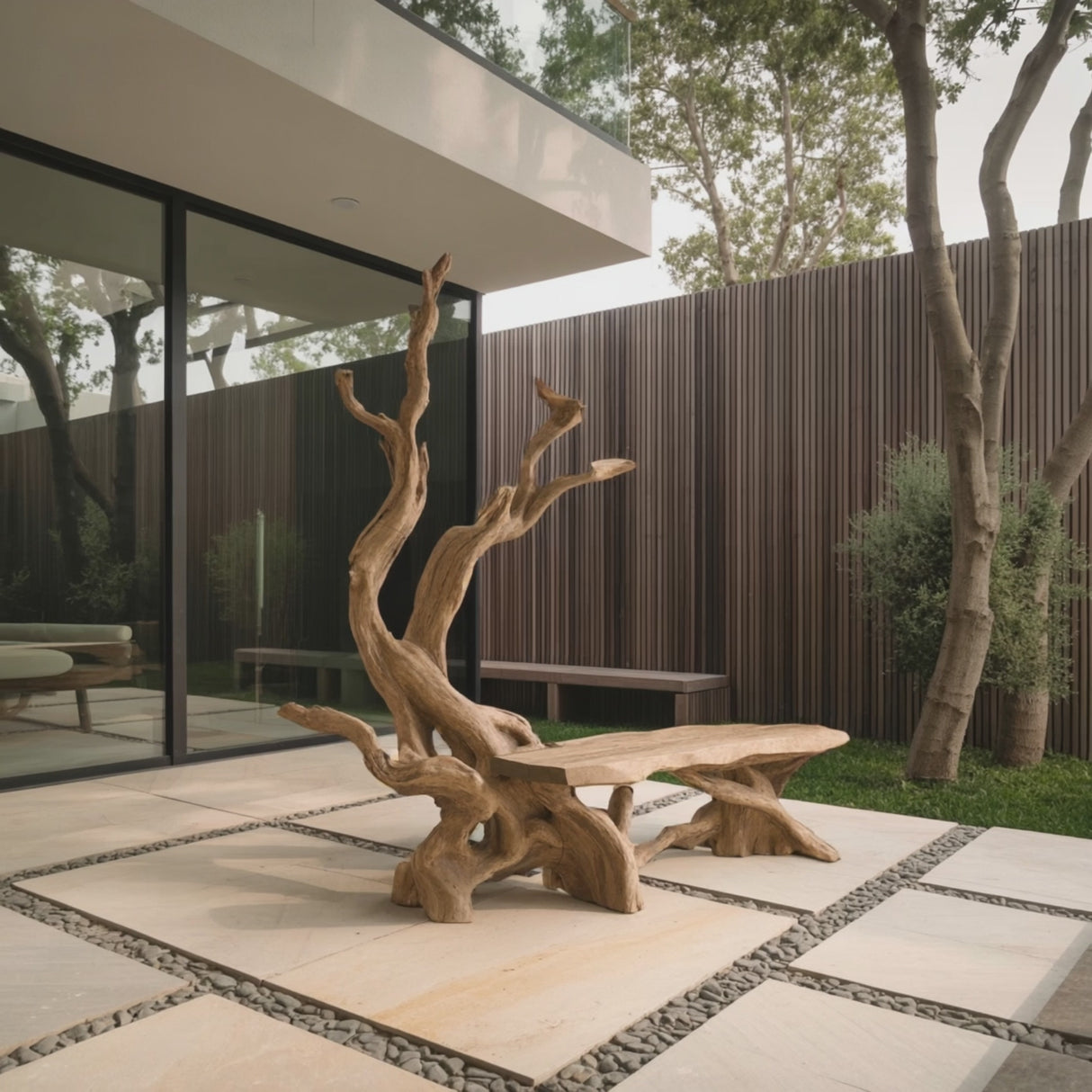 Mid Century Wooden Bench For Versatile Indoor Bench Solutions