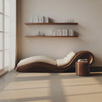 Mid Century Wooden Daybed For Patio Furniture Outdoor Design