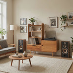 Retro-Inspired Vinyl Record Cabinet For Living Room Or Studio