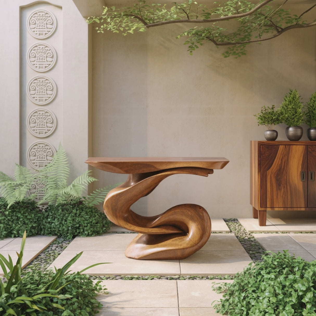 Handcrafted Accent Table Furniture Decor