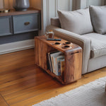 Farmhouse Solid Wood Side Table For Sofa Decoration