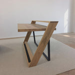 Unique Angular Desk With Z Frame For Home Or Office
