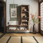 Handcrafted Solid Wood Bookshelf For Decor And Storage